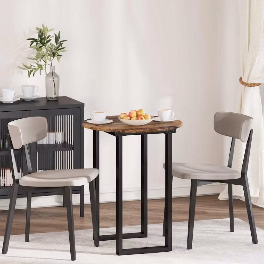 Piano del tavolo rotondo vidaXL in legno ingegnerizzato marrone Ø 60 cm, H 1,5 cm