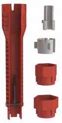 Chiave per rubinetti multiuso rossa BLIACC0159CH