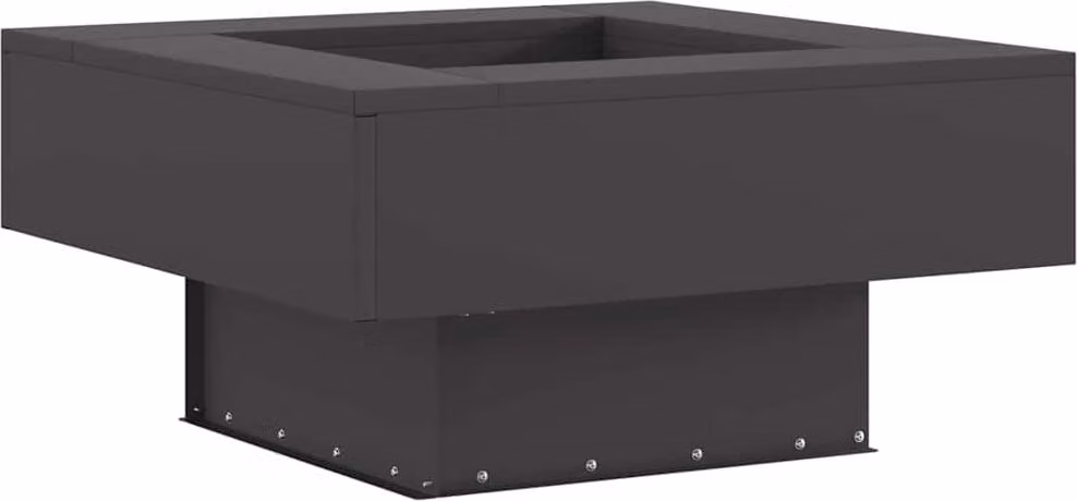 Focolare Nero 60 x 60 x 30 cm Acciaio