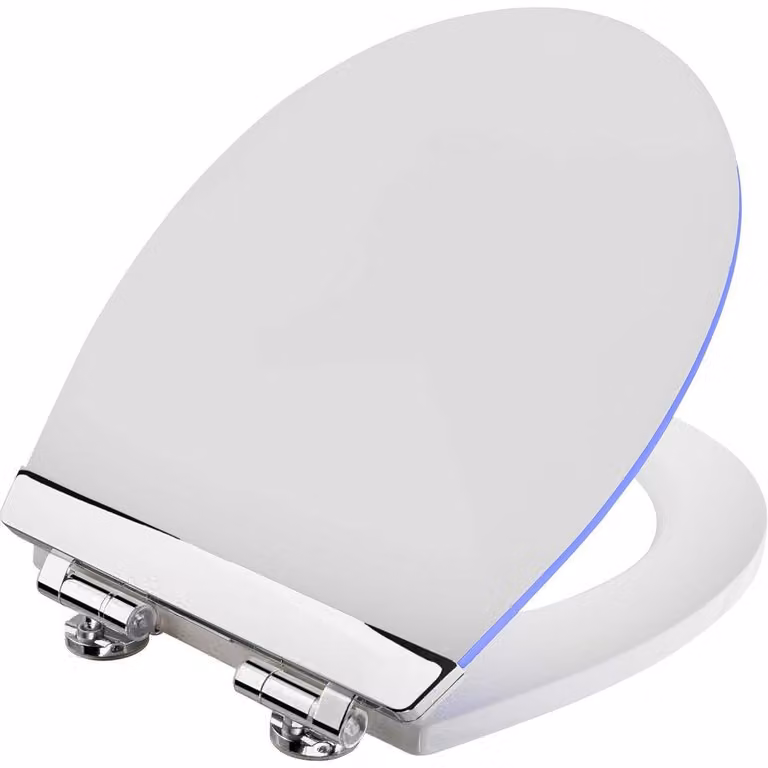 cornat sedile wc white shining con illuminazione