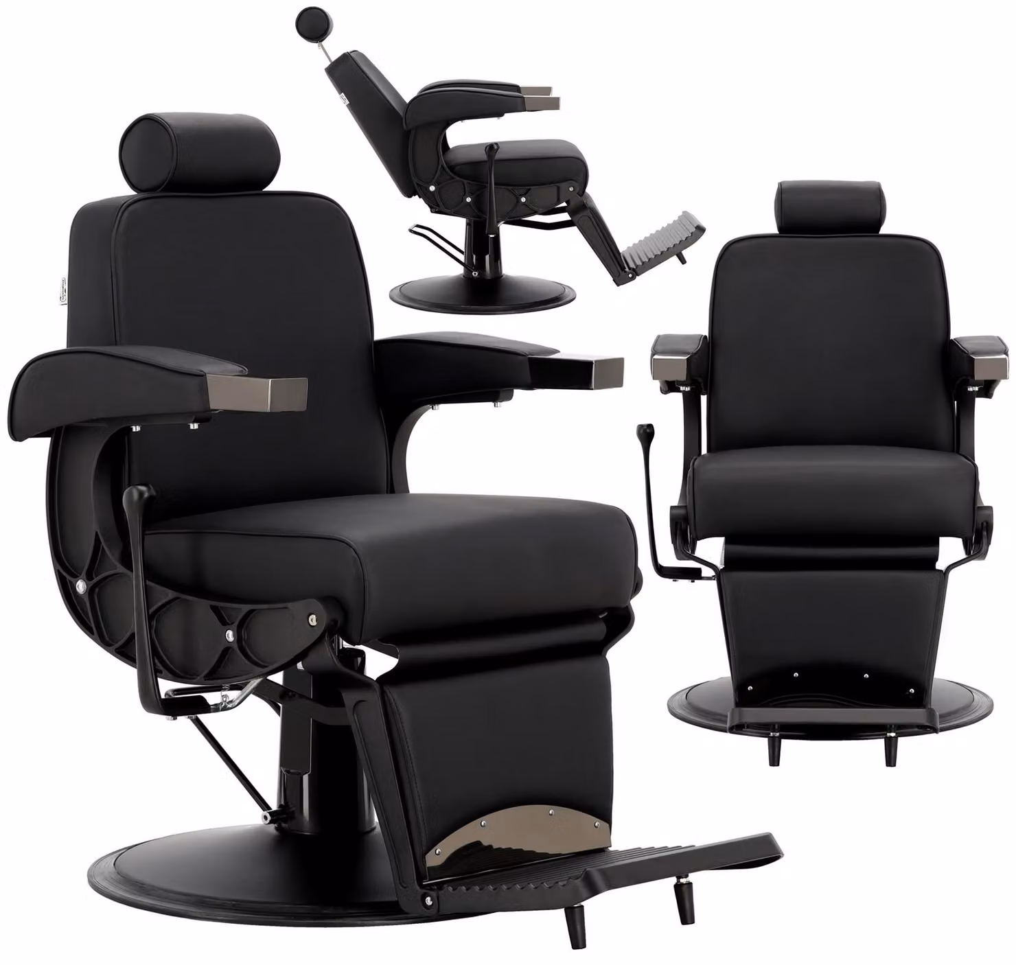 Poltrona da barbiere idraulica per salone di parrucchiere barber shop Olix Barberking