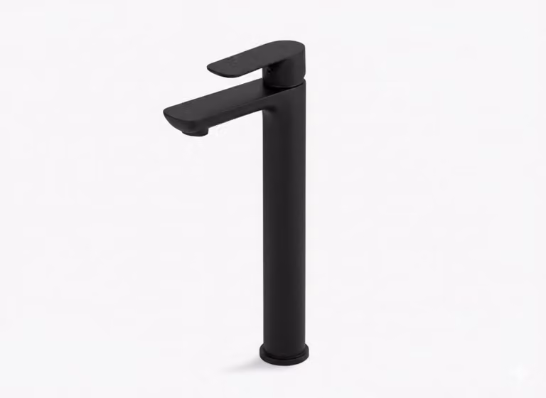 Miscelatore lavabo alto senza scarico Vema SLATE V14021 - Nero Opaco