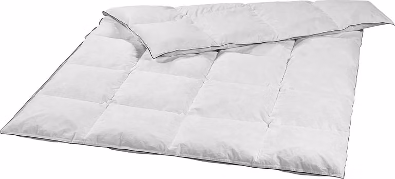 Coperta in piumino, adatta a tutte le stagioni, 135 x 200 cm, 20% piumino / 80% piume, trapuntata, sleepling