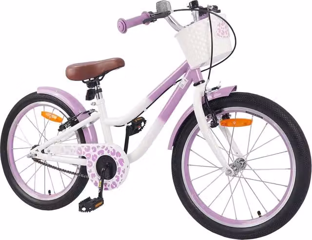 Bicicletta per bambini da 18 pollici colore viola