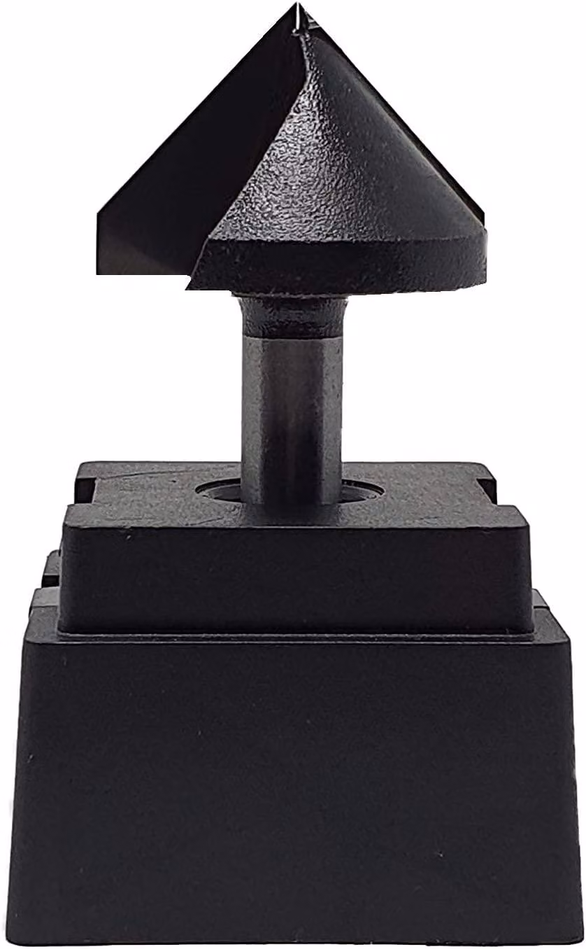 Fresatrice a lamina per scanalature a V, diametro 32 mm, lunghezza utile 22 mm, attacco 8 mm