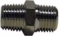 Giunto nipplo conico filettato M 1/4" Walmec colore nero