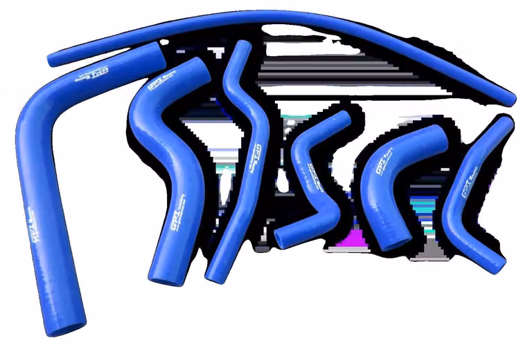 Radiatore in silicone e tubi per riscaldamento, materiali resistenti, prestazioni ottimizzate, colore blu