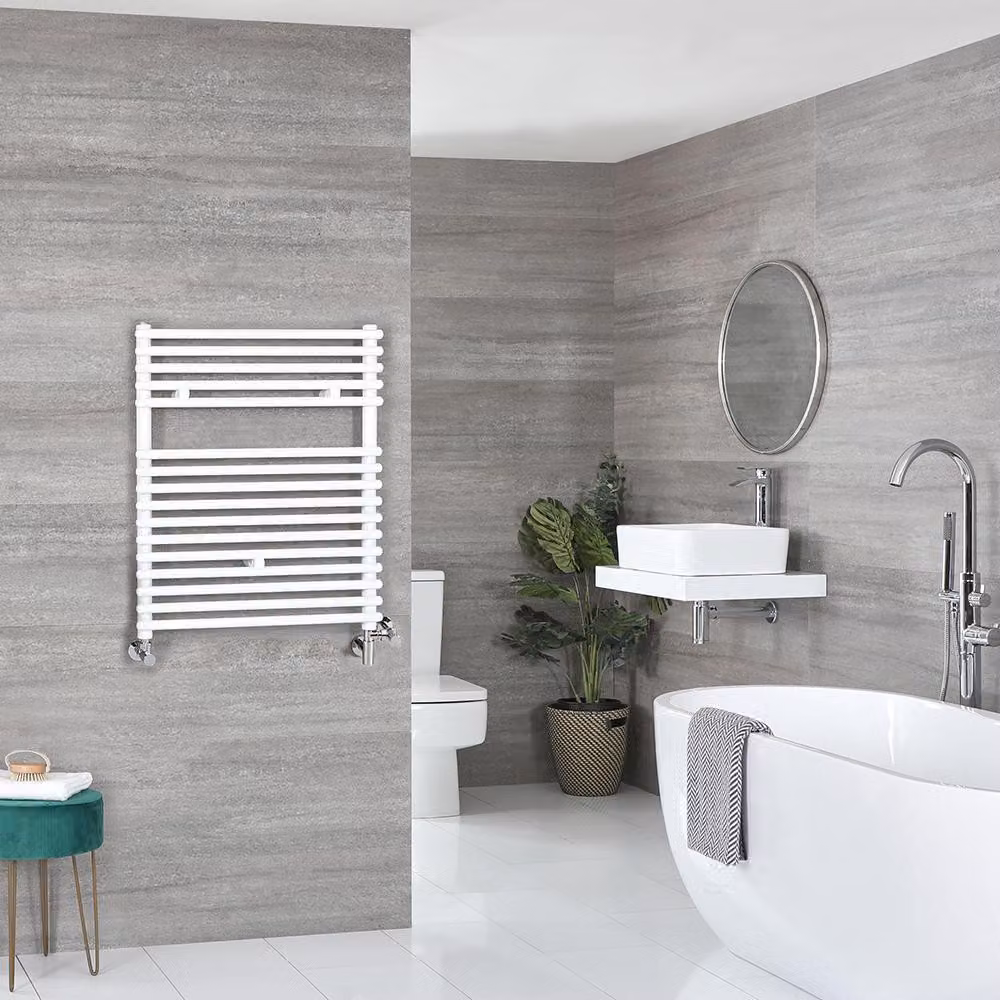 Scaldasalviette Misto Bianco - Termoarredo Bagno con Varie Dimensioni - Arno