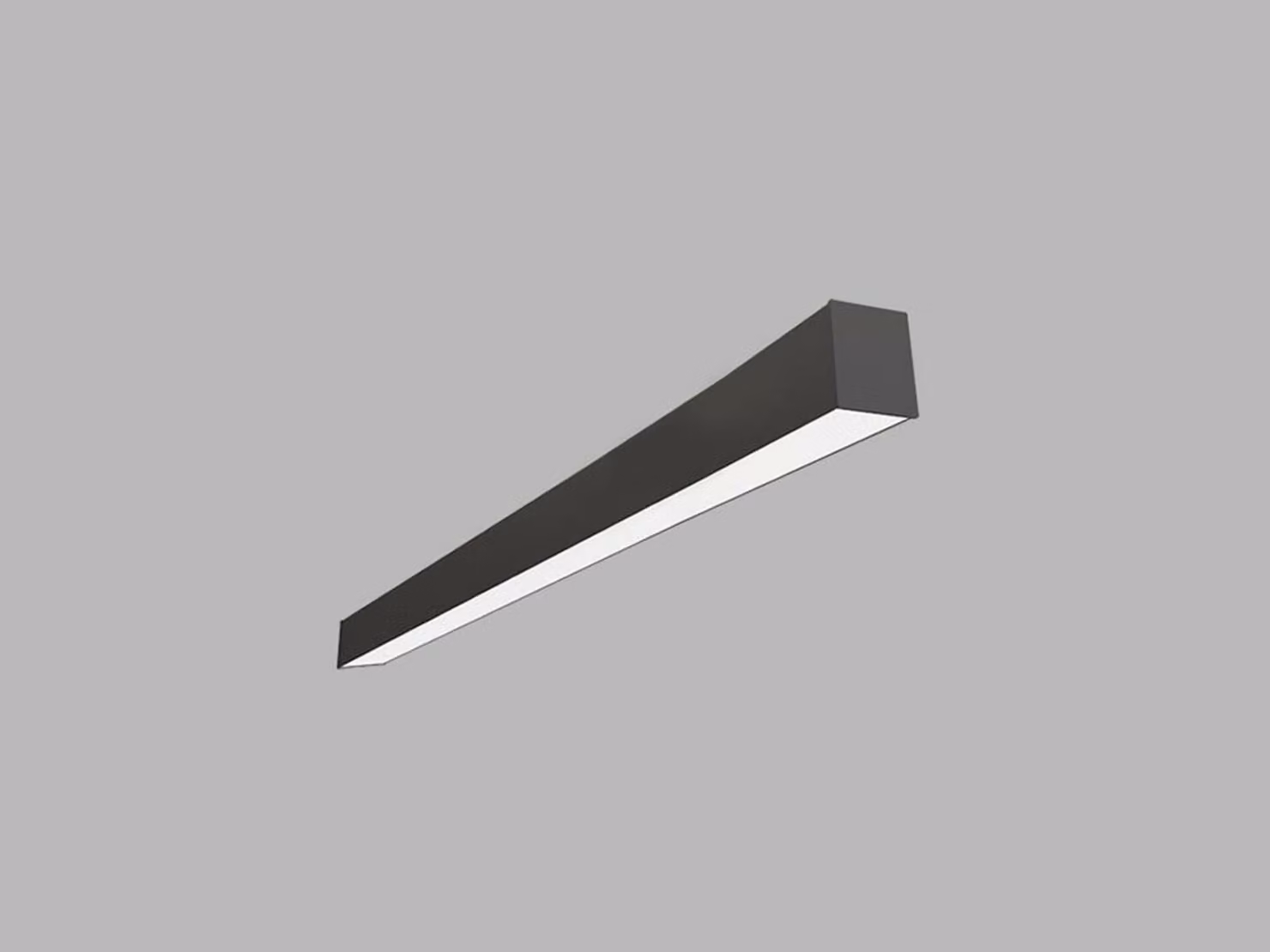 Plafoniera lineare LED LINO, variante: LINO 120 - 1200mm, 21-32W, 2415-3680lm, 3000K/3500K/4000K, nero