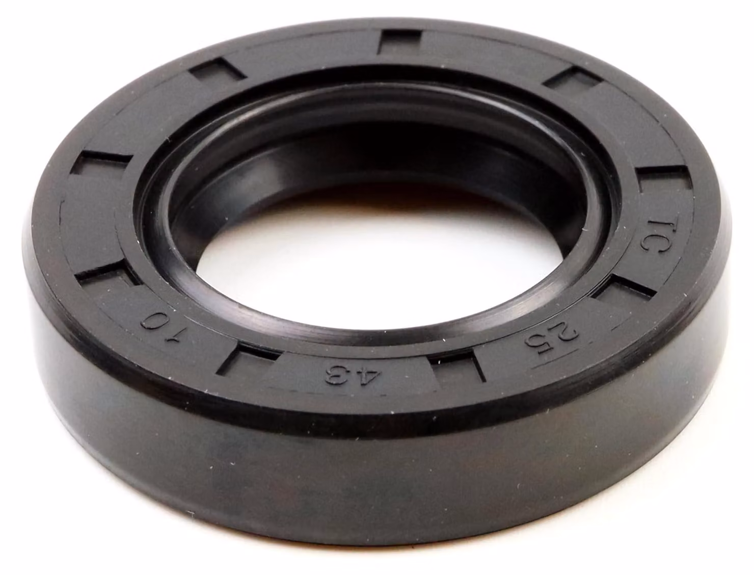 Guarnizione radiale per albero, dimensioni 25x43x10 mm, materiale NBR70, conforme alla norma DIN 3760