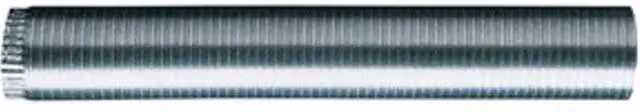 Tubo Flessibile Estensibile Alluminio Nat. Ø 20 cm 6 Pezzi
