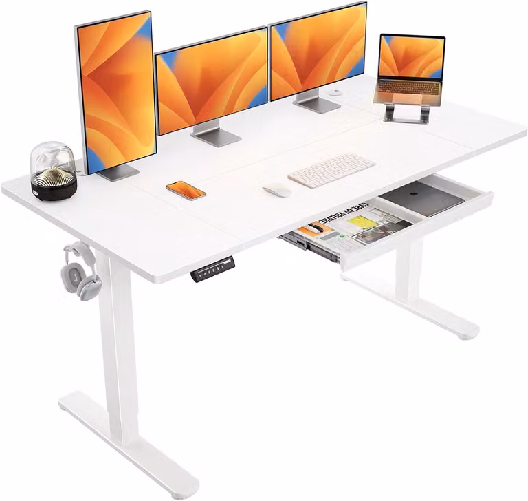 Scrivania Zit Sta - Scrivania elettrica - Scrivania regolabile in altezza - Scrivania ergonomica - Scrivania per l'ufficio domestico