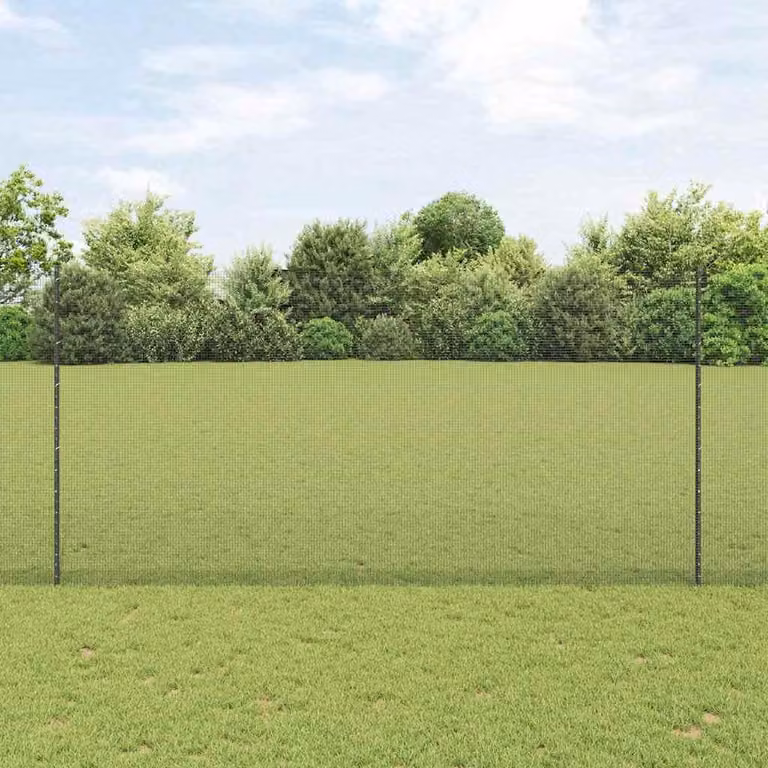 Recinzione in rete saldata con palo 10 x 1,5 m (L x H)