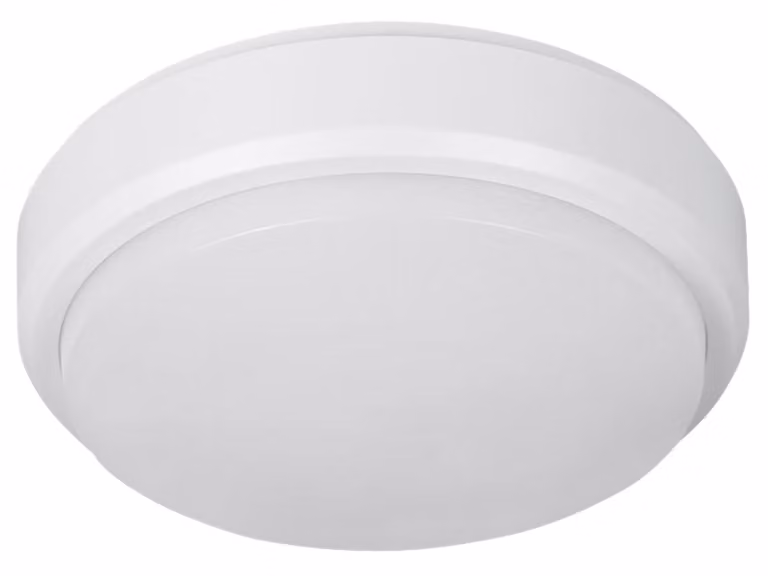 Luce LED a prova di umidità rotonda IP54 550lm 4000K 8W 176x50mm bianco neutro
