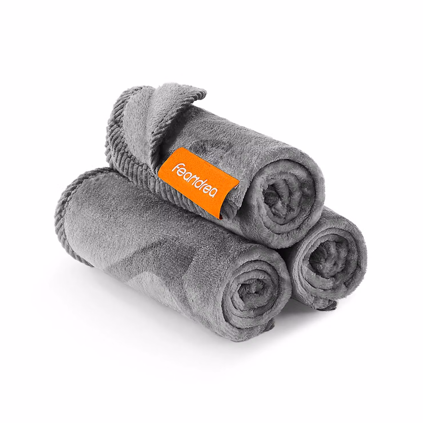 Coperta di 3 Pezzi XS per Gatti Piccoli Copridivano in Flanella Grigio Ardesia, XS (60 x 40 cm)