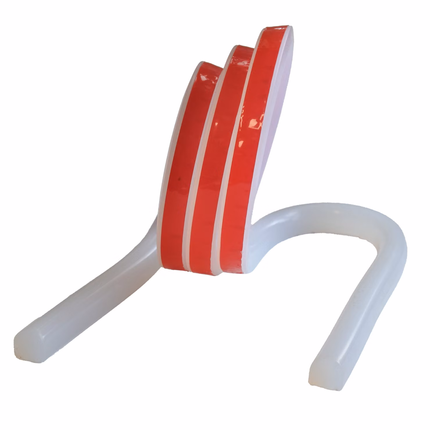 Soglia di protezione in silicone 180cm 10mm x 10mm morbida flessibile autoadesiva impermeabile per doccia