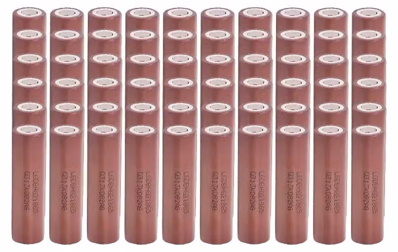 Batterie agli ioni di litio, capacità 3000 mAh, corrente di scarica 30 A, confezione da 60 pezzi, 3,7 V