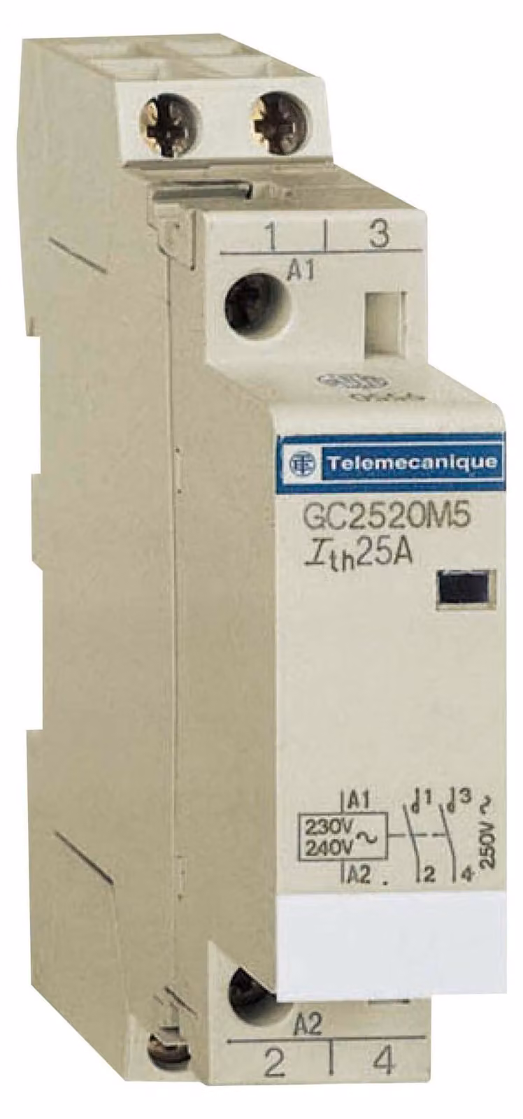 Schneider Electric Contattore di installazione 2p, 16A, 2S, 220/240V50 GC1620M5