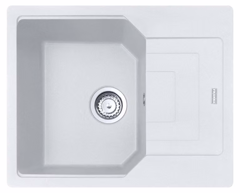 FRANKE URBAN UBG 611-62 lavello in GLACIER con selettore centrale in acciaio inox / Dimensioni del foro 600 x 480 mm R15 / Lavello in granito