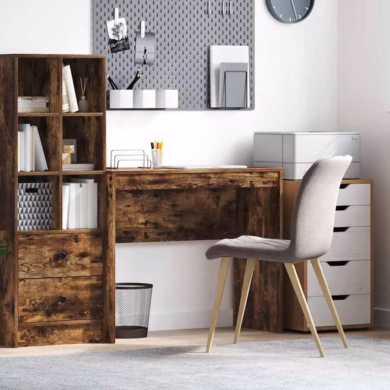 Maison Exclusive - Scrivania in rovere affumicato 90 x 40 x 76 cm