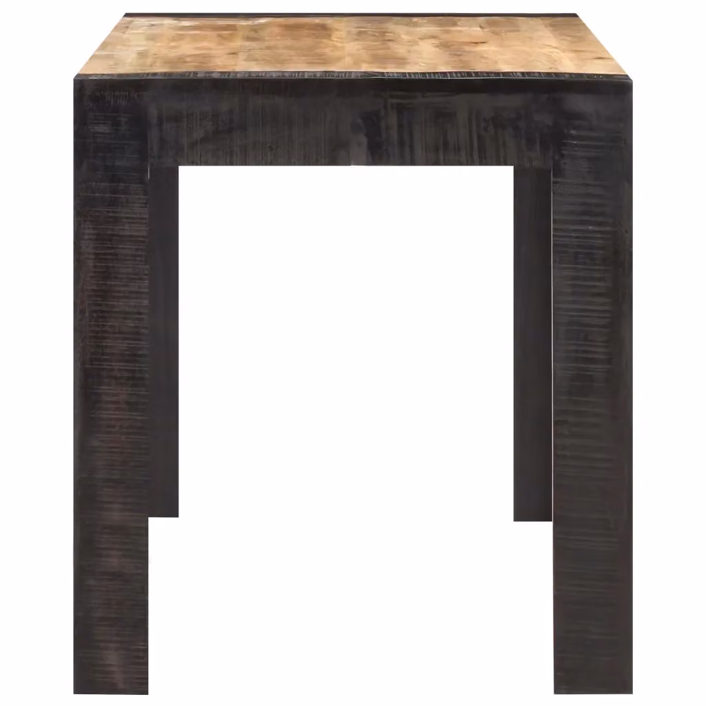 Tavolo da pranzo rettangolare in legno di mango marrone vidaXL L/P/H: 140 x 70 x 76 cm – 2