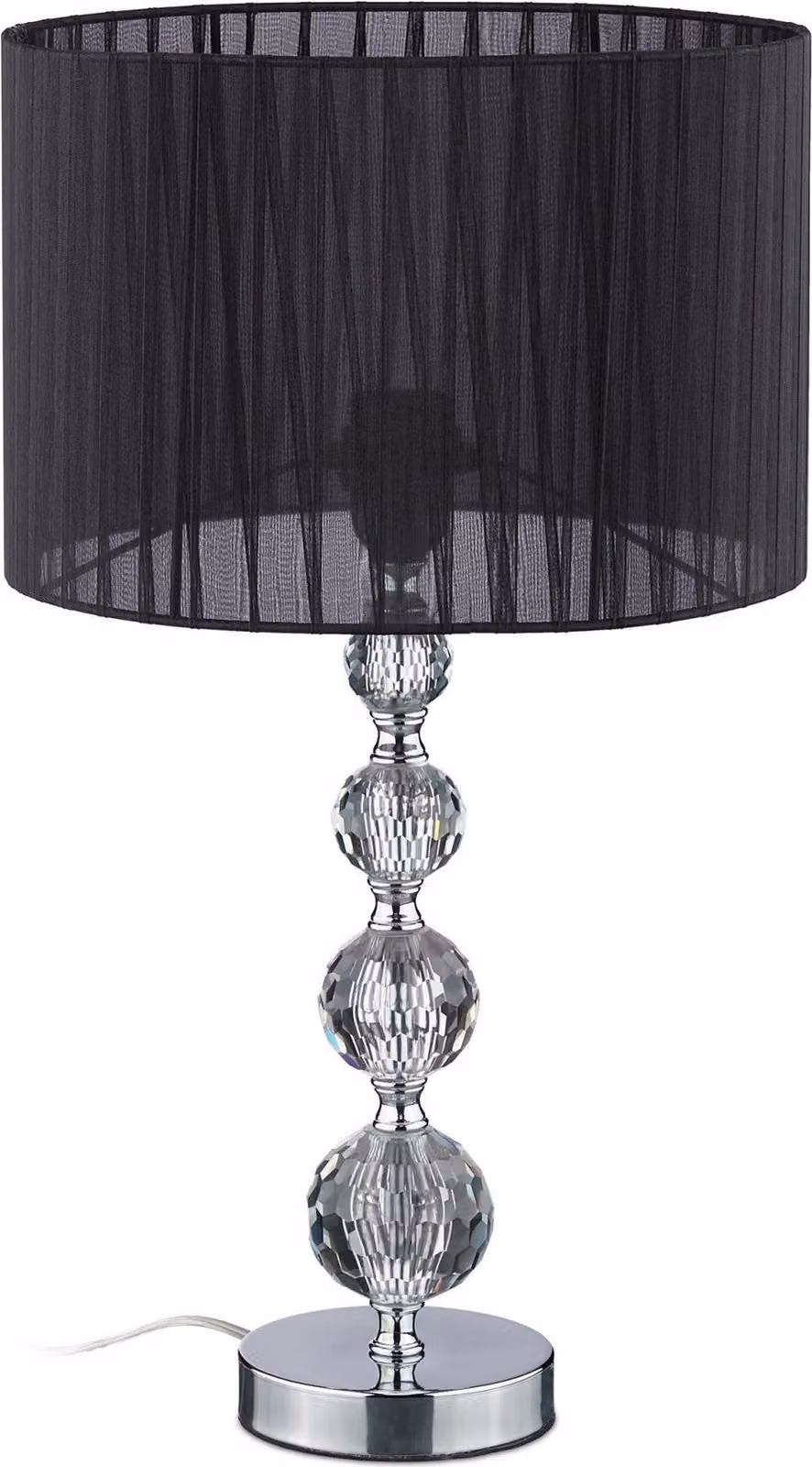 Lampada da tavolo in cristallo