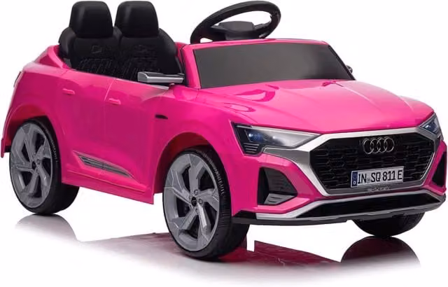 Macchina Elettrica per Bambini Audi SQ8 con Batteria Ricaricabile 12V 4,5Ah Colore Fucsia