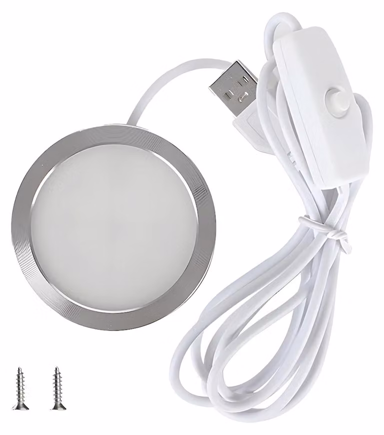 Kit di illuminazione a LED per modelli di lampade stampati in 3D, 1 pezzo, colore bianco