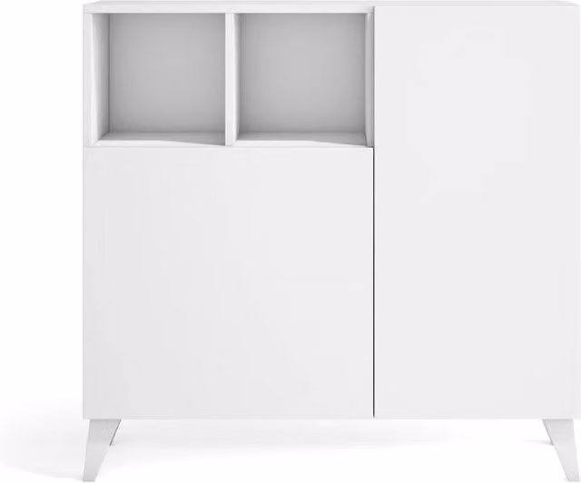 Scarpiera Herdasa effetto bianco venature 87x90x27