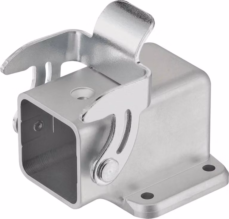 HARTING Han 3A EMC custodia angolare con 1 staffa - 1 pezzo