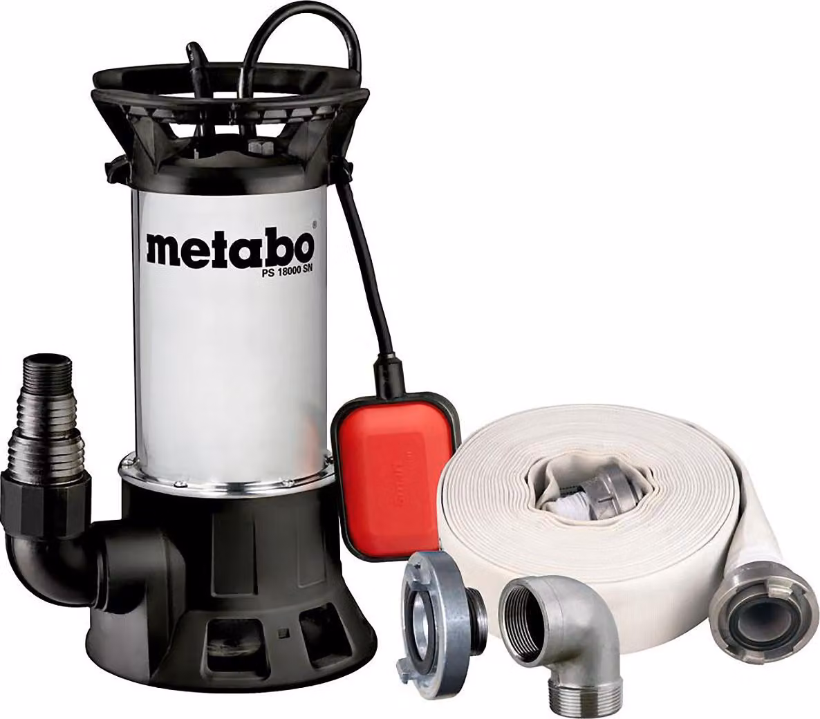 Set di pompe sommerse per acque reflue Metabo PS 18000 SN, scatola di cartone, 690626000