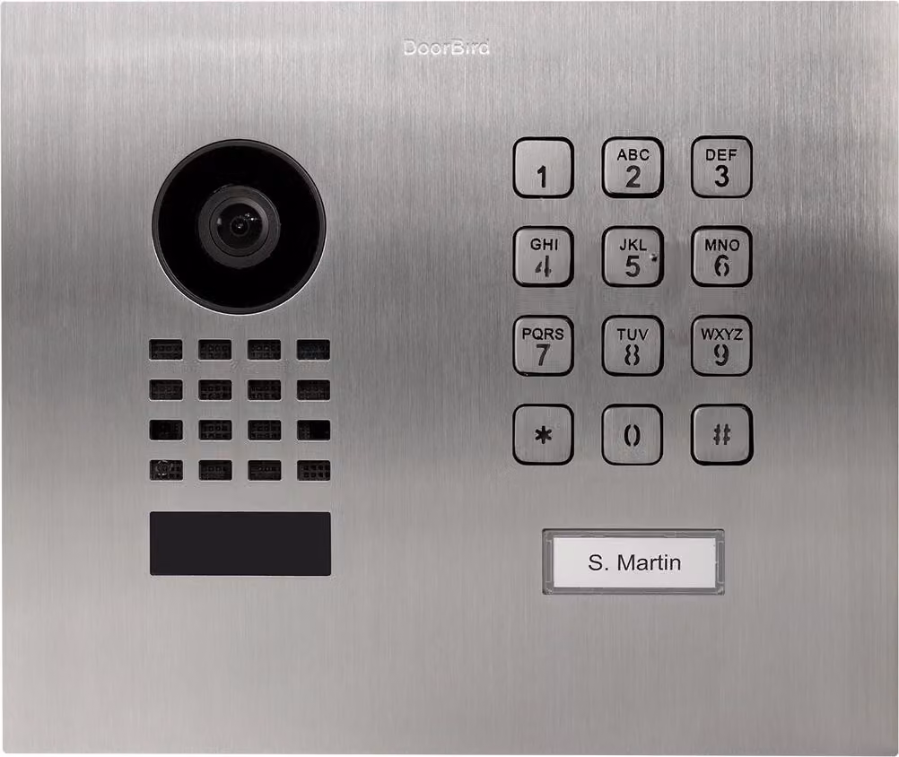 DoorBird D1101KH Videocitofono IP da incasso in acciaio inossidabile V4A M