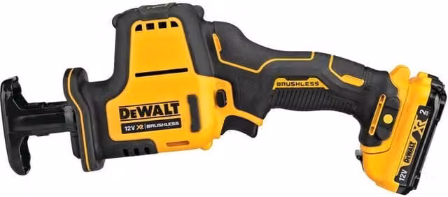 DeWALT DCS312D2-QW Sega Alternativa Brushless 2800 spm con 2 batterie ricaricabili da 2 Ah 12V colore Nero Giallo
