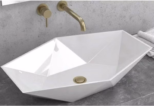Lavabo da appoggio senza foro MADIO 64x41,5x12,5 cm