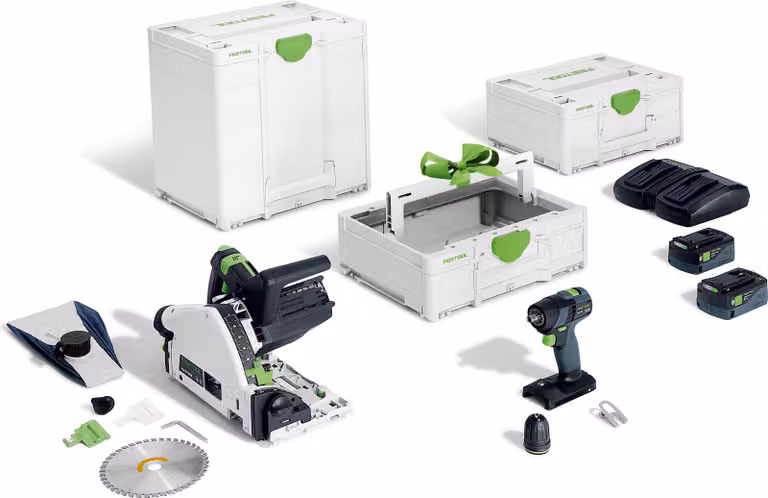 Set combinato a batteria Festool Universal TSC 55 K/TXS 18/TB M 137 | 578024