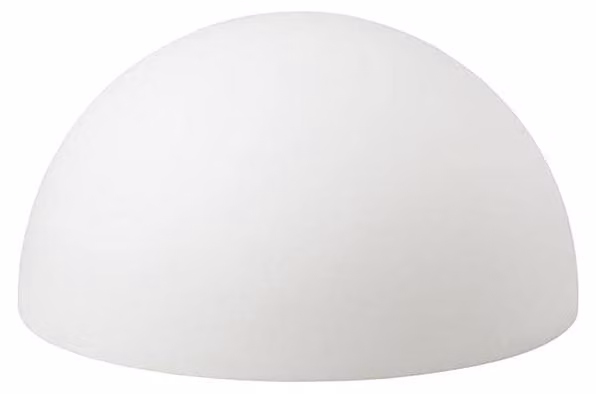 Lampada da terra a LED, 60 cm, luce bianco caldo, 7 W, colore bianco, per interni ed esterni