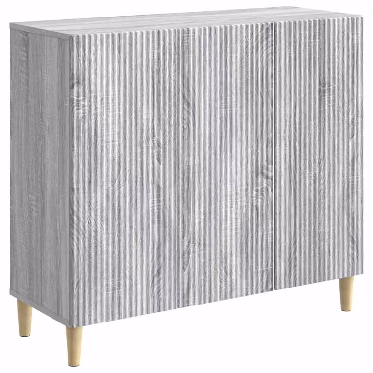 Credenza Grigio Sonoma 89 x 34,5 x 80 cm Legno ingegnerizzato
