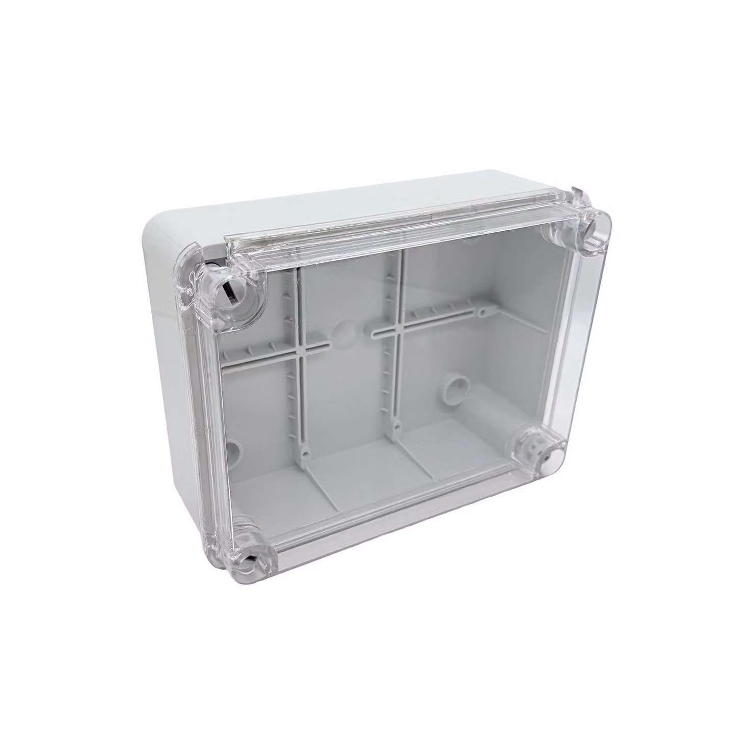 Scatola di giunzione ARLI IP67 porta d'ispezione 250 x 200 x 90 mm scatola a prova di umidità montata in superficie coperchio trasparente