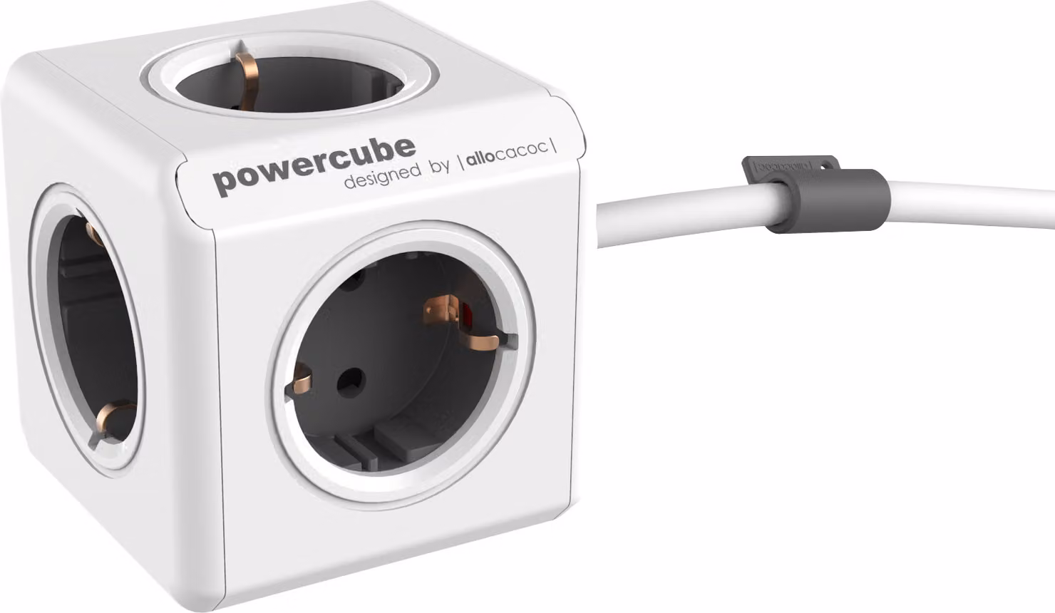 Allocacoc PowerCube 1300GY 1,5 m 5 prese