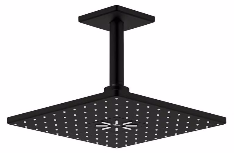 Set doccia Rainshower 310 CUBE, 2 getti, 310 mm, nero opaco