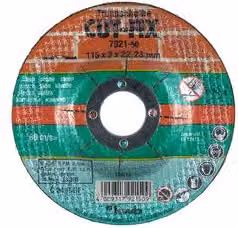 Disco da taglio per smerigliatrice KWB CUT FIX 792150 multicolore Diametro: 115 mm, Spessore: 3 mm