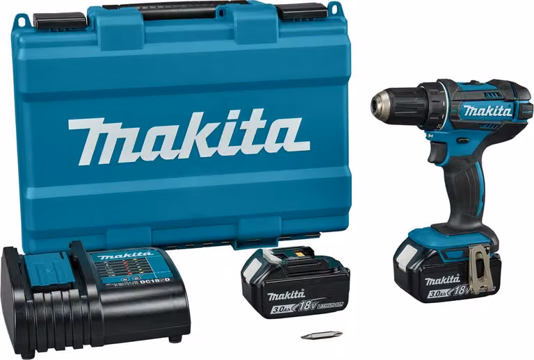 Trapano avvitatore LXT ®DDF482SFE - MAKITA - con 2 batterie da 3A - caricabatterie - valigetta per il trasporto - DDF482SFE