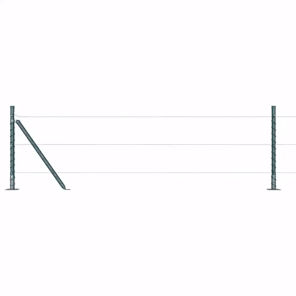 Set di 52 pali per recinzione vidaXL con base in cemento, colore verde e grigio, L/P/H: 3,2 x 3,2 x 50 cm – 2