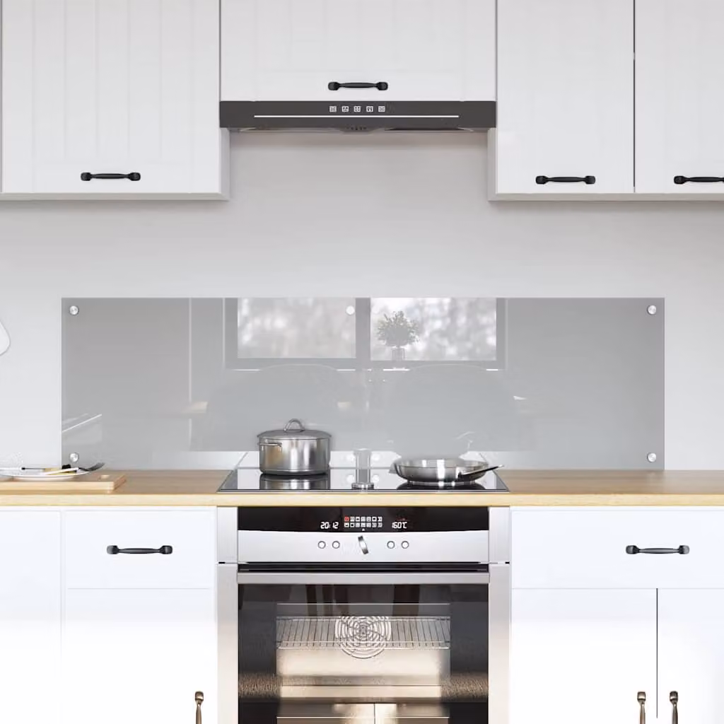 Set di 2 schienali da cucina vidaXL colore grigio, L: 70 cm, P: 40 cm