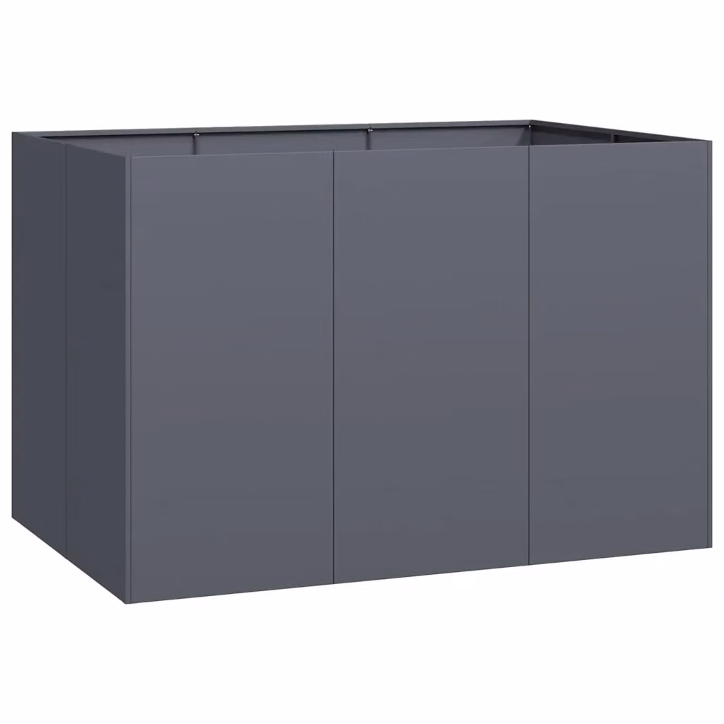 Fioriera a contenitore Design Mania in acciaio antracite L/P/H: 120 x 80 x 80 cm – 2