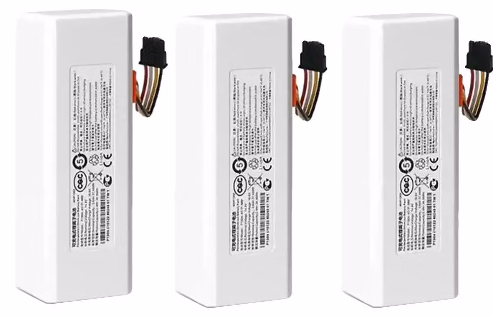 Batterie per aspirapolvere robot, capacità 12800 mAh, compatibili con il modello di robot 1C, confezione da 3 pezzi