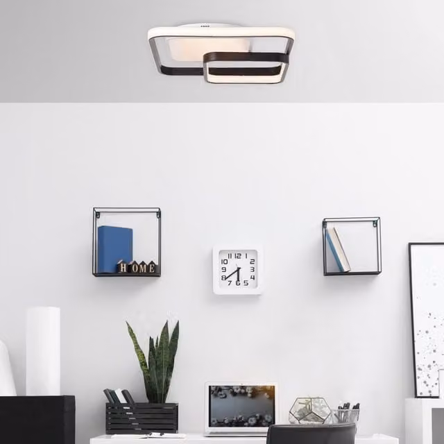Plafoniera LED BRILLIANT bianca moderna con regolazione temperatura colore CCT da bianco caldo a bianco freddo, 5000 lumen, IP20
