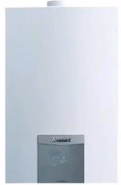 Scaldabagno a camera stagna Vaillant TurboMag Plus 155/1-5 RT GPL da 15 litri con kit fumi, elettronico, bianco