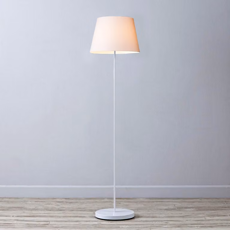 Opviq, AYD-3509, lampada da terra, crema, metallo, 35 x 35 x 145 cm