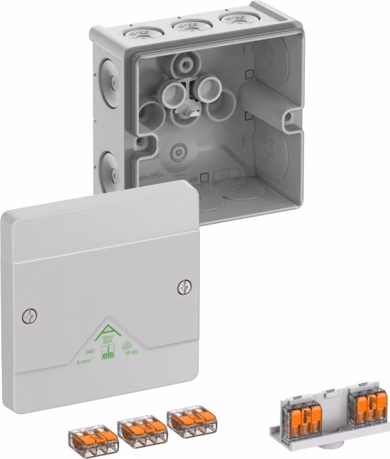 Scatola di giunzione - Scatola a innesto 102x102mm Abox SLK-4²